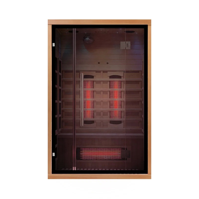 1750W 헤임록 / 시더 홈 사우나룸 안전 시스템으로 나무 색상 직사각형 모양