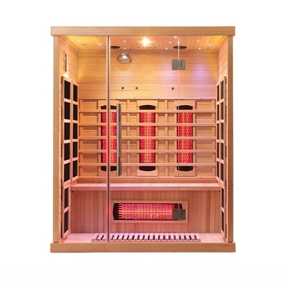 화려한 빛 2100 와트와 나무로 된 헴록 3 사람 적외선 영역 넘어의 사우나