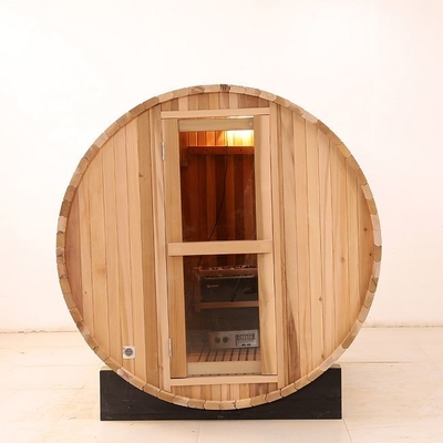 6KW 스토브와 야외 고체 목재 레드 시다 건증기 배럴 사우나