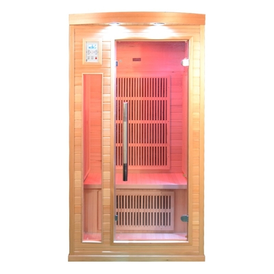 1750w 나무는 실내인 2곳 사람 적외선 사우나 홈 사우나를 말립니다